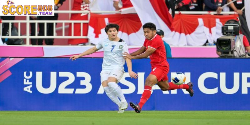 Indonesia vs Uzbekistan di Stadion  Score808 